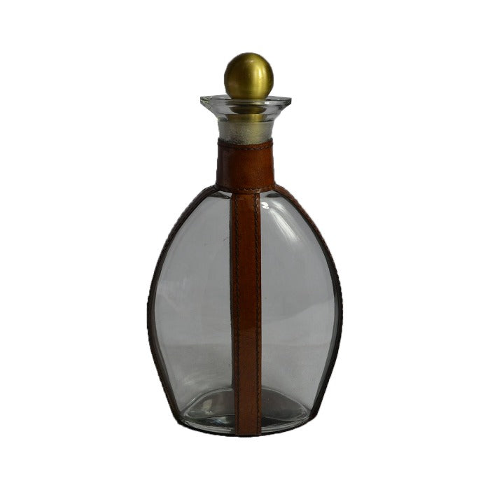 Tan Leather Decanter - Large - NotBrand