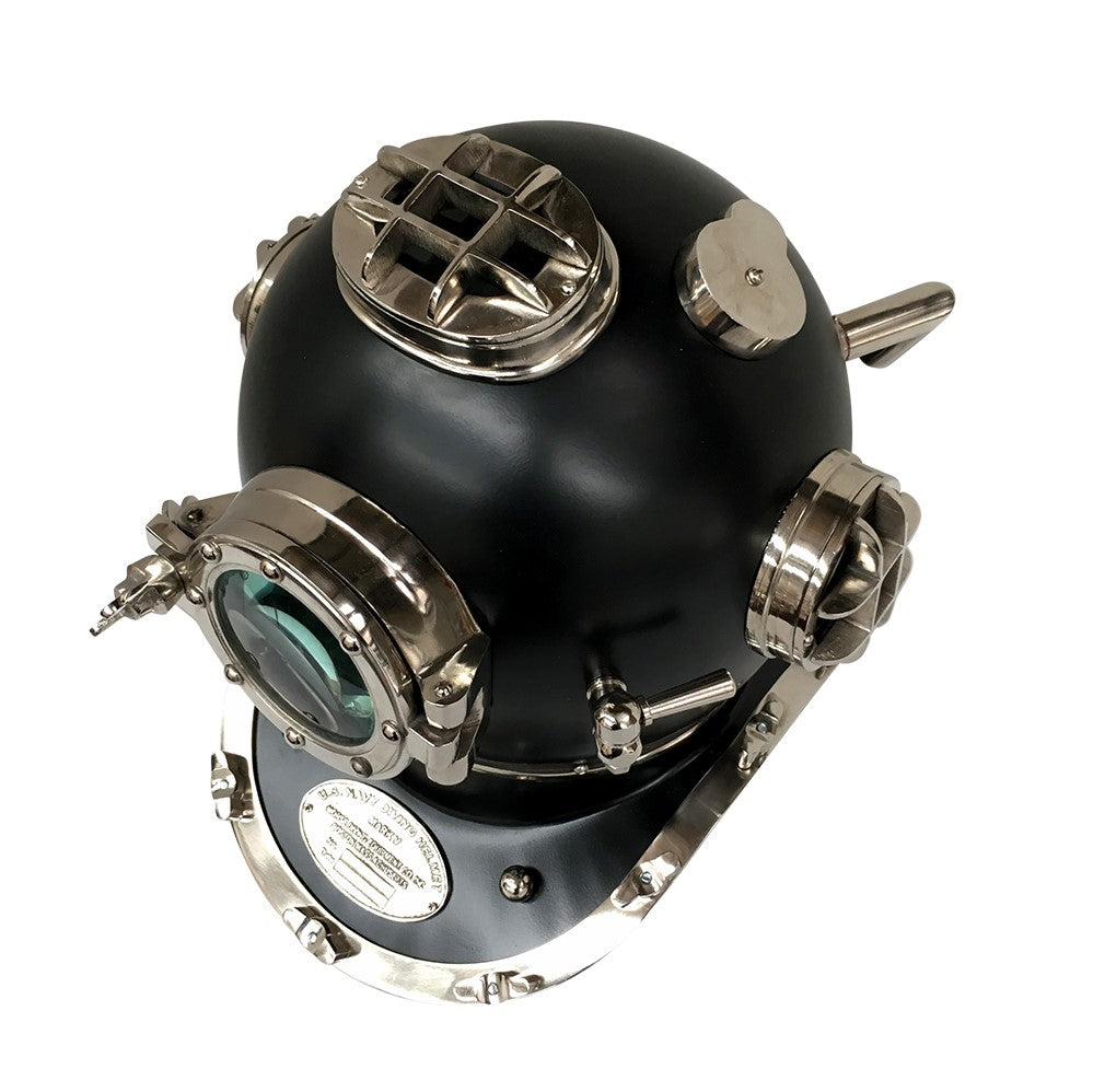 US Navy Mark V Diving Helmet - Black - Notbrand