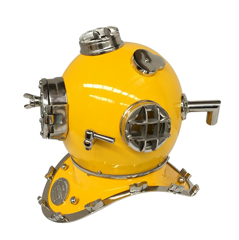 US Navy Mark V Diving Helmet - Yellow - Notbrand