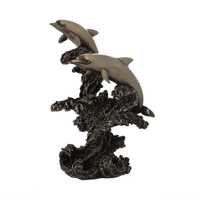 Dolphins Bronze Figurine - Notbrand