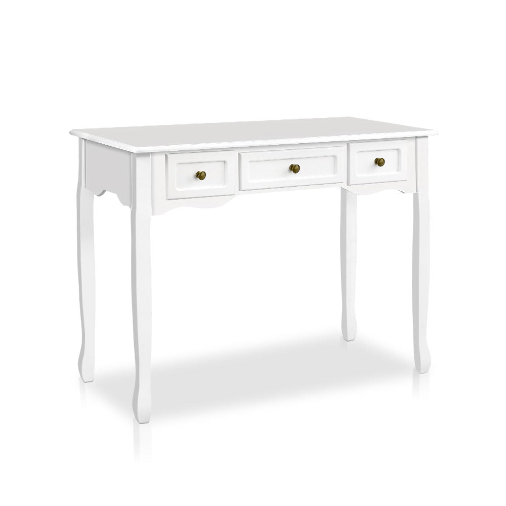 Artiss Hall Console Table Hallway Side Dressing Entry Wooden French Drawer White - Notbrand