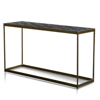 Stuber Console Table In Dark Natural - Notbrand
