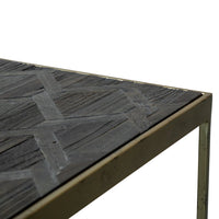 Stuber Console Table In Dark Natural - Notbrand