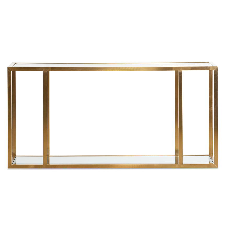 Kapun Console Table With Glass Table Top - Notbrand