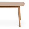 Joka Dining Table With Rounded Edges - Natural - Notbrand