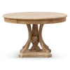 1.2cm Round Dining Table - White Washed - Notbrand
