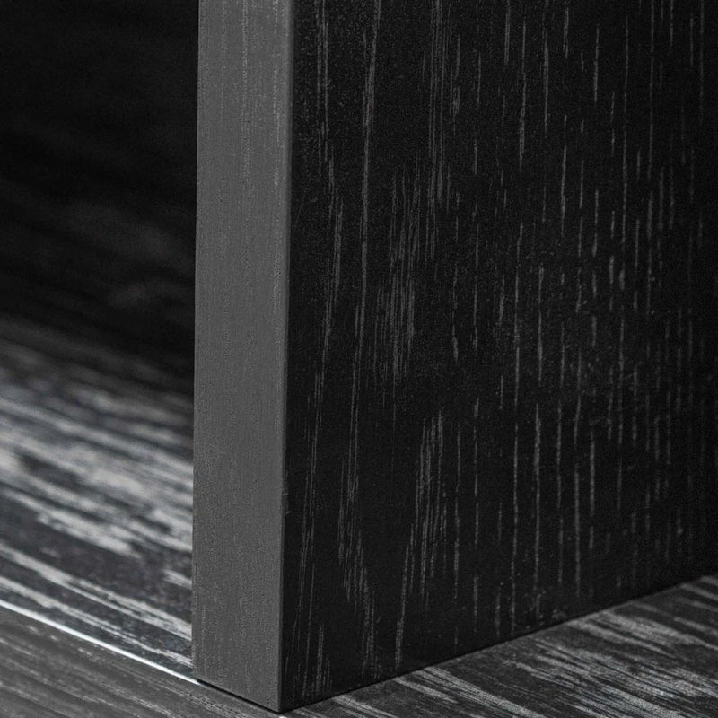 Deakin Wooden Bookcase - Black - Notbrand