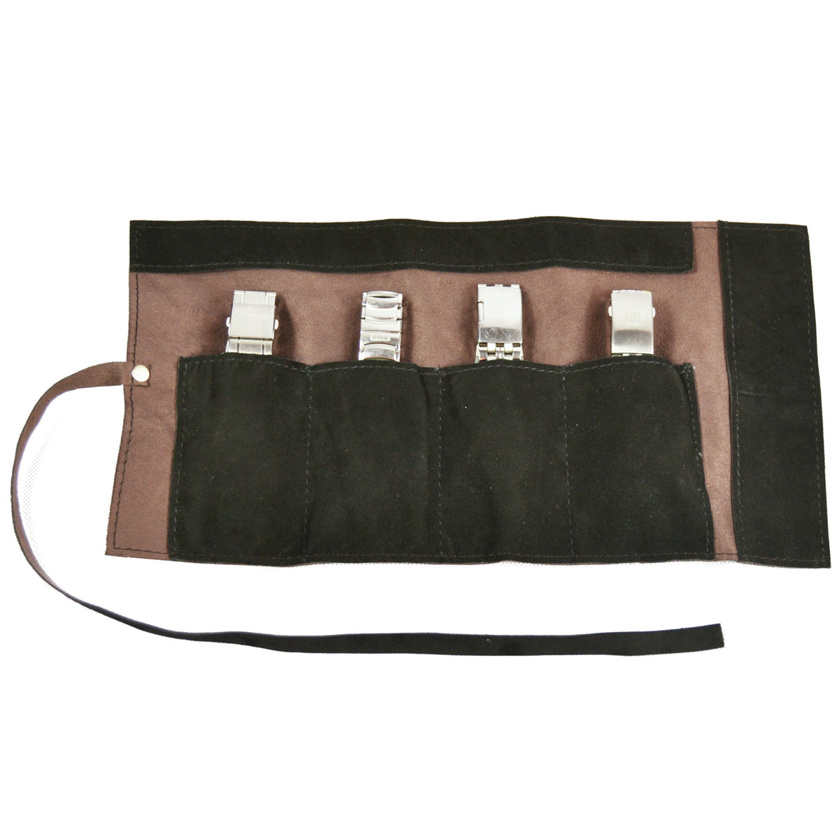 Delsey 4 Slot Leather Watch Pouch - Notbrand