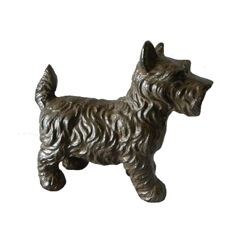 Dog Figurine in Cast Iron - Antique Rust - Notbrand