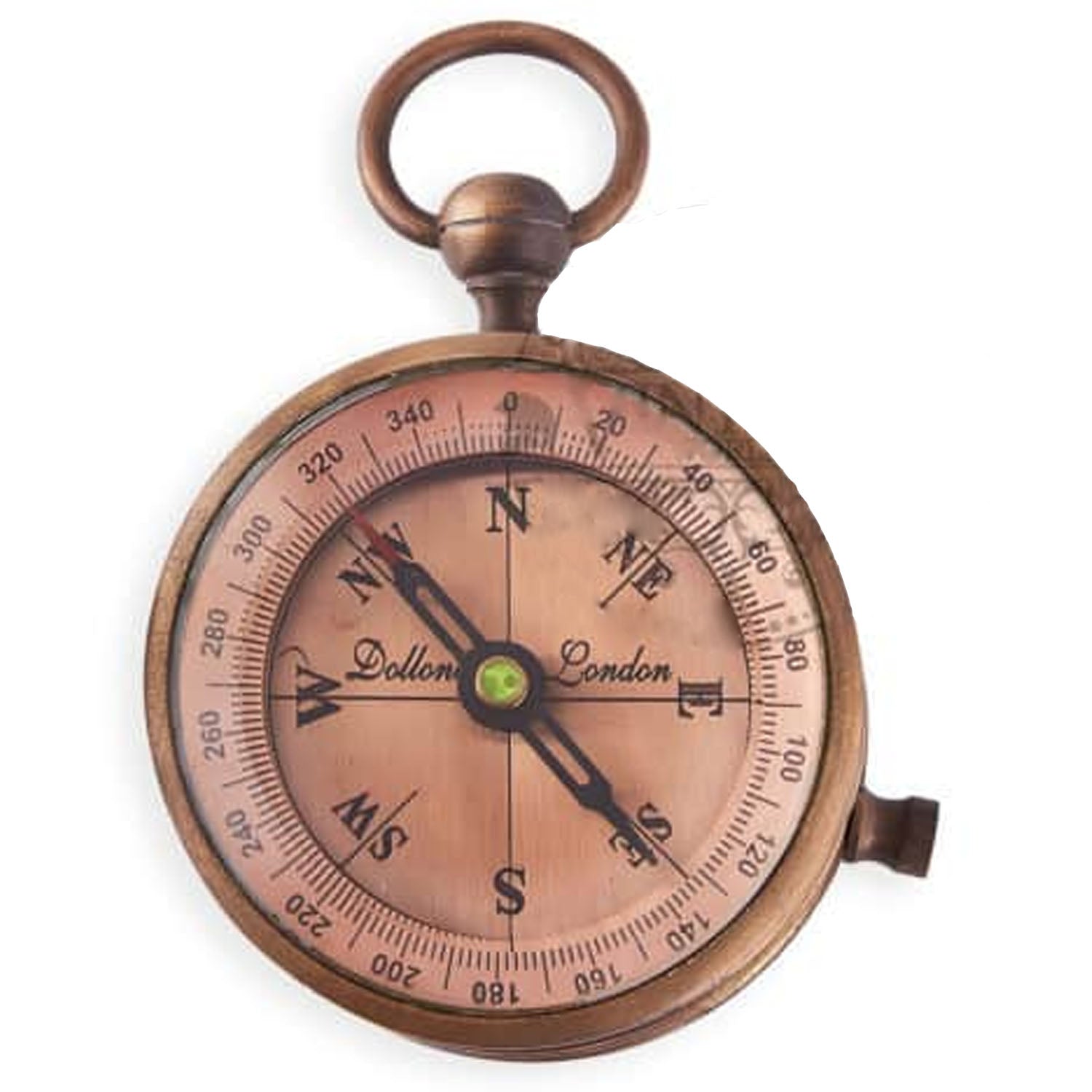 Dollond Copper Dial Pocket Compass - 55mm - Notbrand