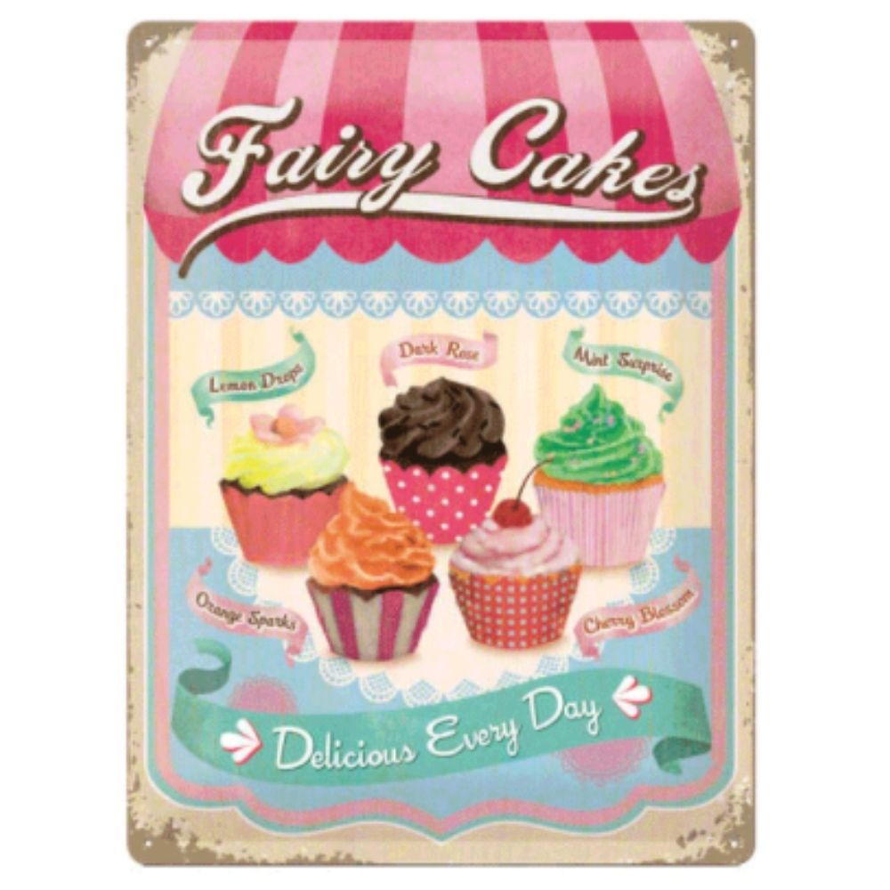 Fairy Cakes delicious - Large Sign - NotBrand