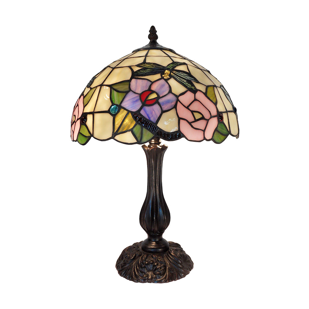 Dragonfly Tiffany Style Table Lamp - Beige - Notbrand
