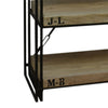 Expedition Mango Timber Industrial Bookcase Shelving Unit - Notbrand