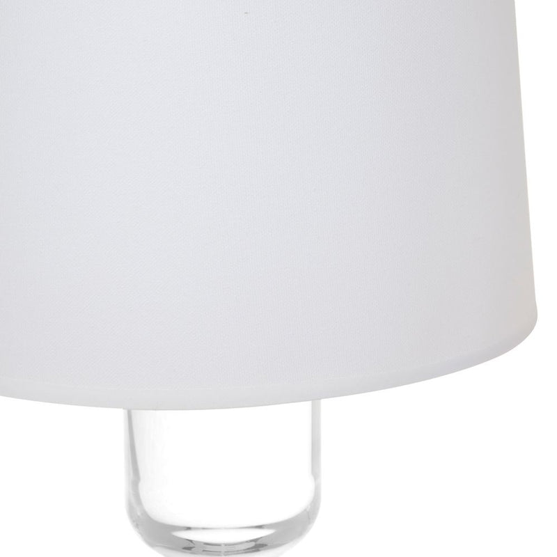 Eli Crystal Base Table Lamp - White - Notbrand