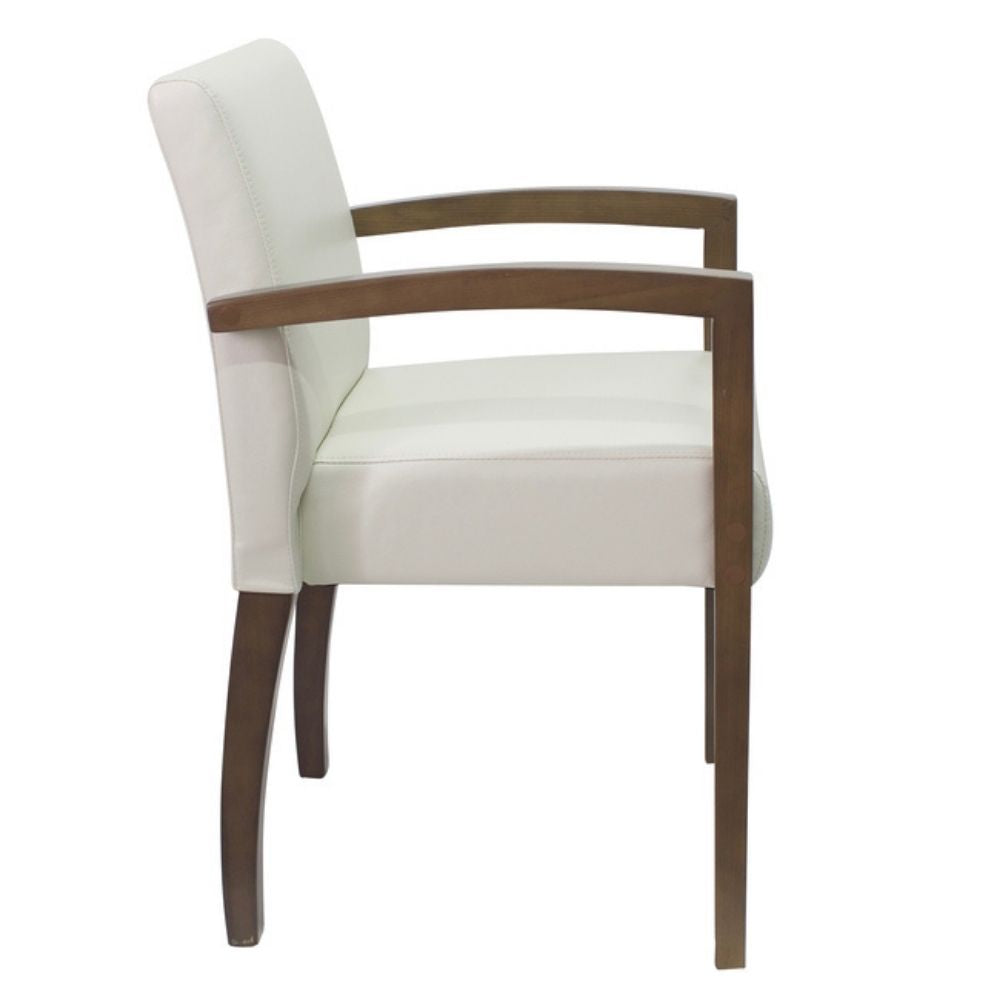 Emma Birch Frame Multipurpose Stackable Chair - White - Notbrand