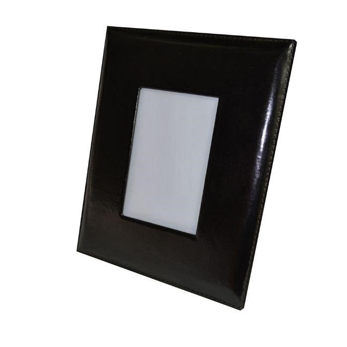 Engar Leather Photo Frame - Black - Notbrand