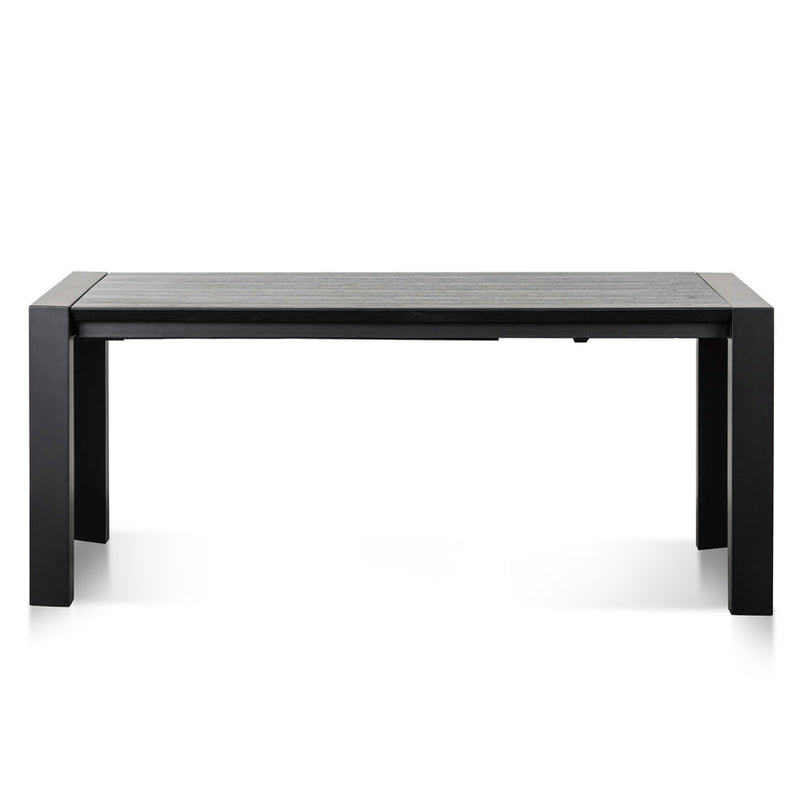 Straala Extendable Wooden Dining Table - Black - NotBrand