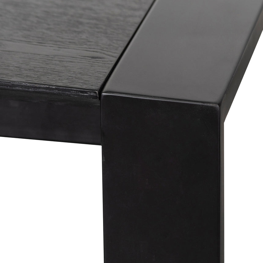 Straala Extendable Wooden Dining Table - Black - NotBrand