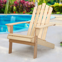 Vitalian Outdoor Wooden Adirondack Beach Chair - Notbrand