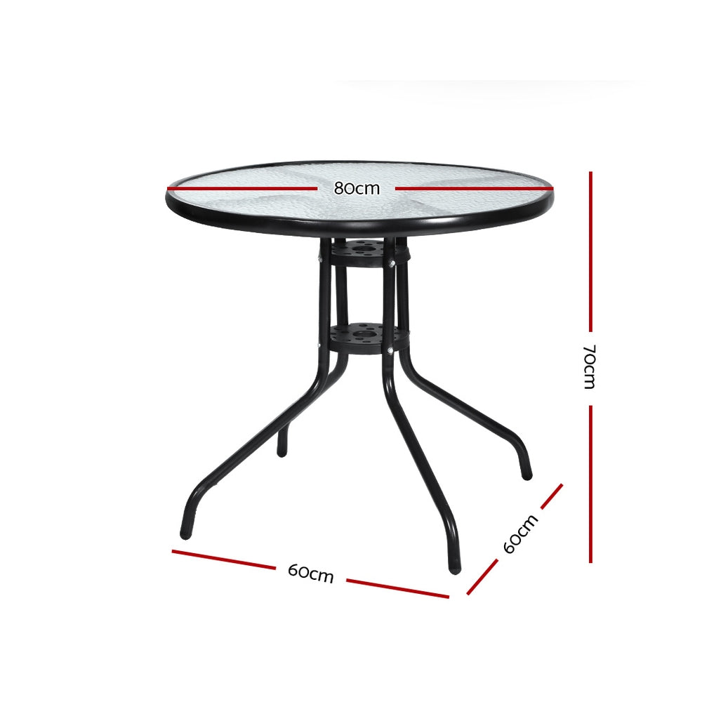 Vitalian Outdoor Dining Table - 70cm - Notbrand