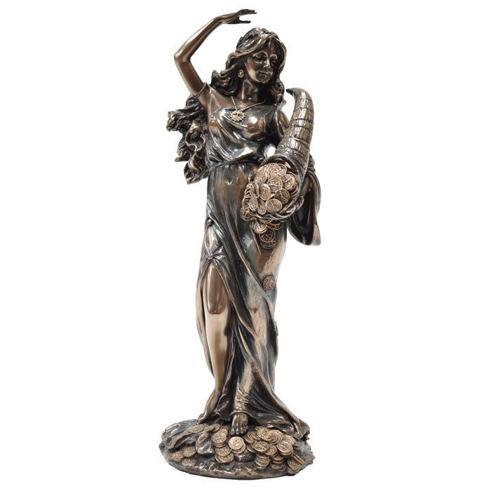 Fortuna - Goddess Of Fortune Bronze Figurine - Notbrand