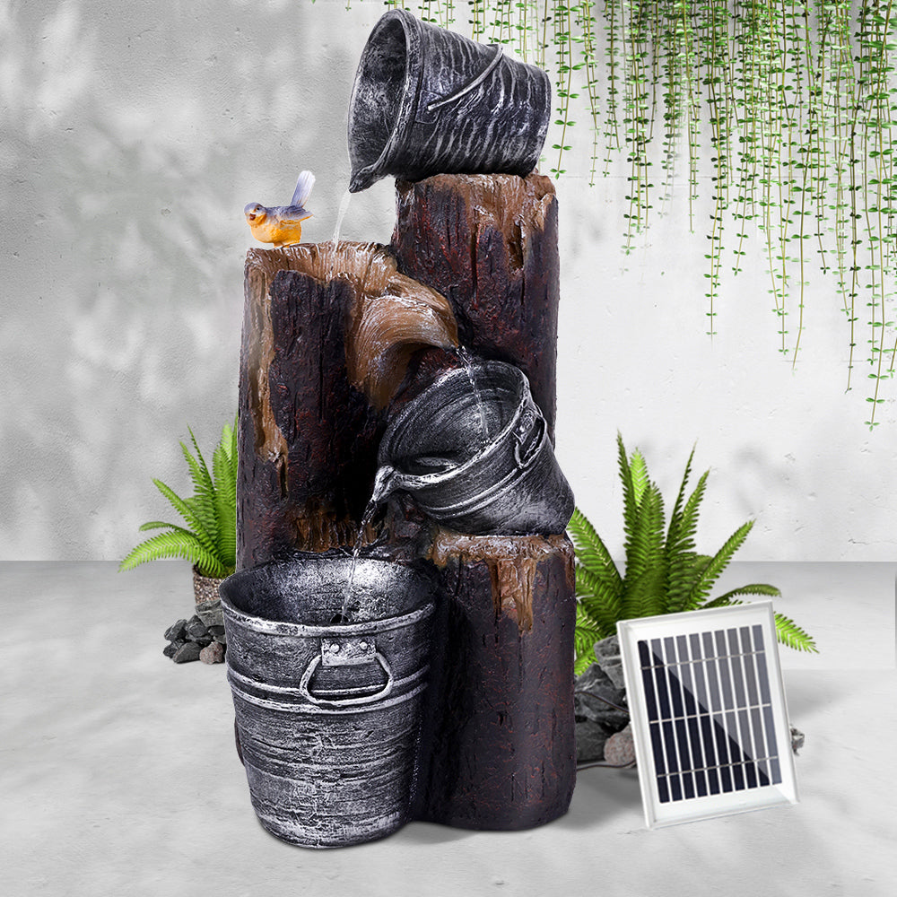 Evon Outdoor Solar Fountain with Panel Battery - Notbrand