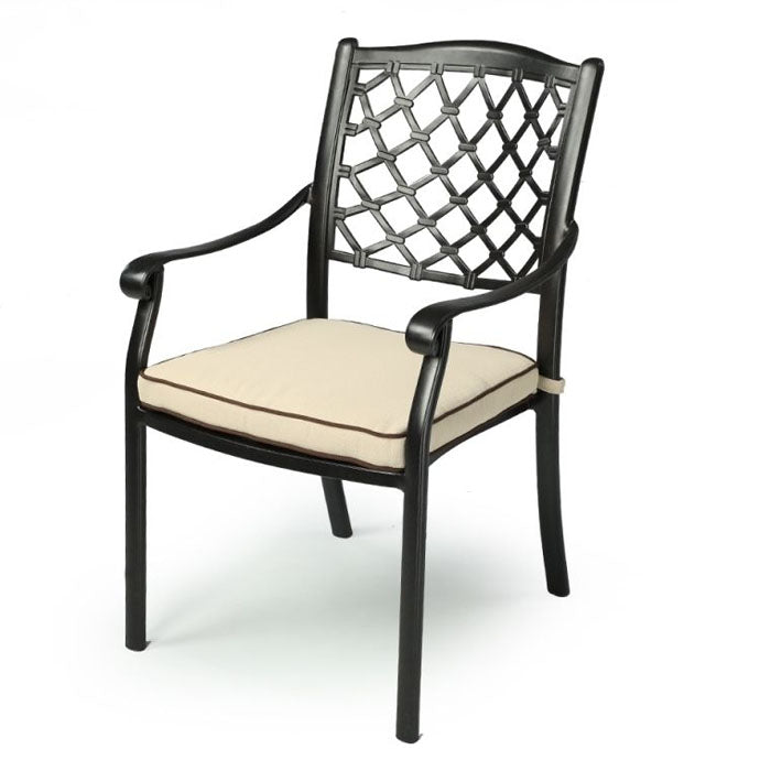 Set of 2 Fuji Cast Aluminum Outdoor Chair - 93cmH - Notbrand