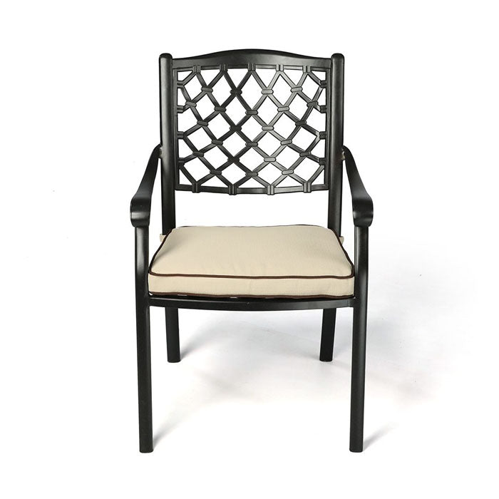 Set of 2 Fuji Cast Aluminum Outdoor Chair - 93cmH - Notbrand