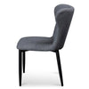Set Of 2 Venture Pebble Grey Fabric Dining Chair - Notbrand