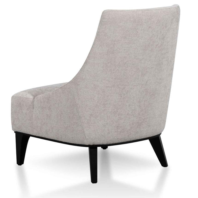 Cardassia Oyster Beige Fabric Lounge Chair - Notbrand