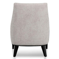 Cardassia Oyster Beige Fabric Lounge Chair - Notbrand