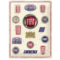 Fiat Logo Evolution Large Sign - NotBrand