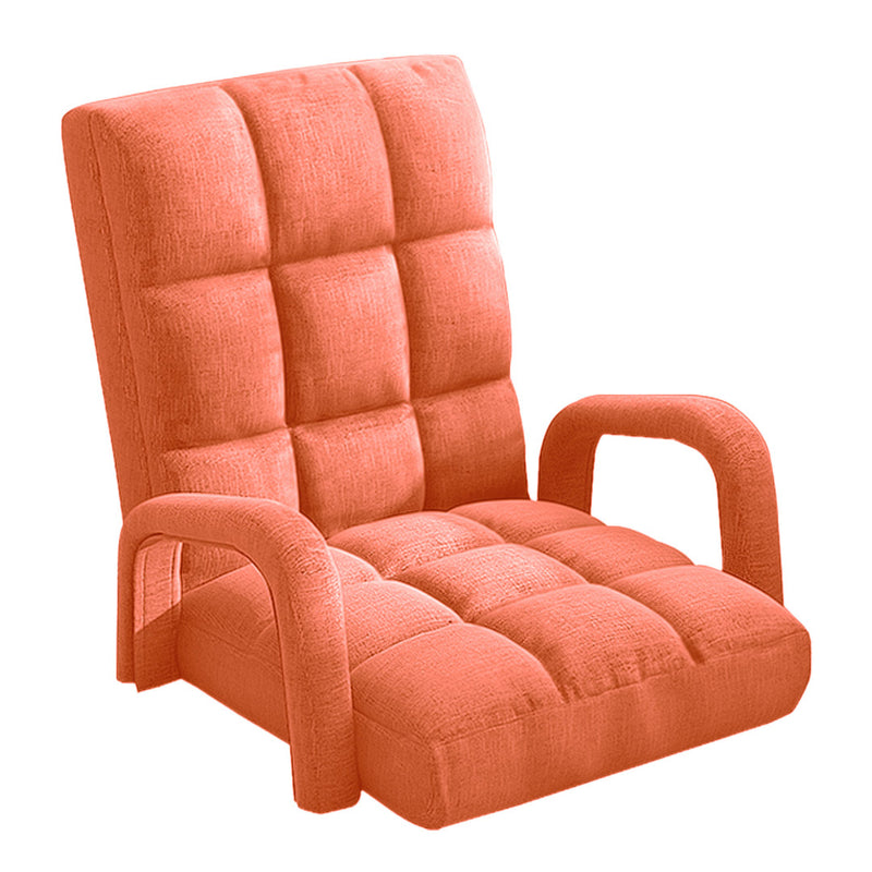 Floor Recliner Chair with Armrest - Orange - Notbrand