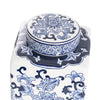 Floral Porcelain Jar in Blue & White - Large - Notbrand