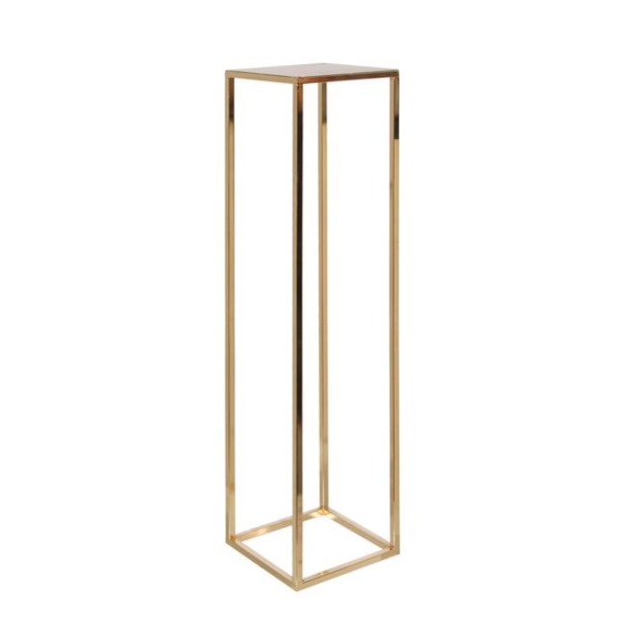 Gold Flower Table Stand Metal Centerpiece - Small - Notbrand