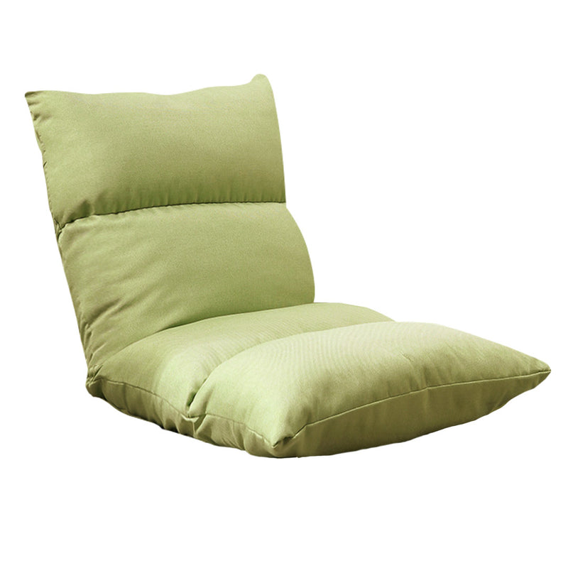 Foldable Floor Recliner Lazy Sofa - Yellow Green - Notbrand