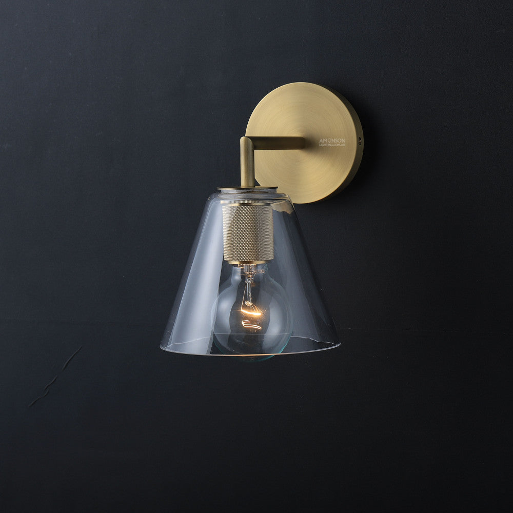 Hunza Replica Funnel Shade Wall Light - Single - Notbrand