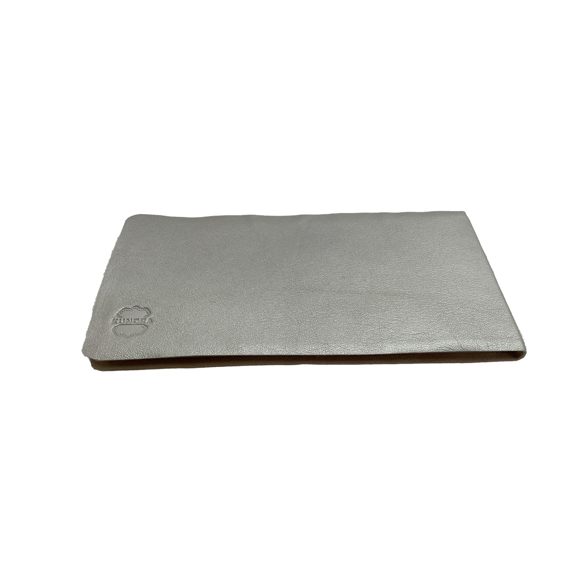 Moises Leather Guest Book - Silver - Notbrand