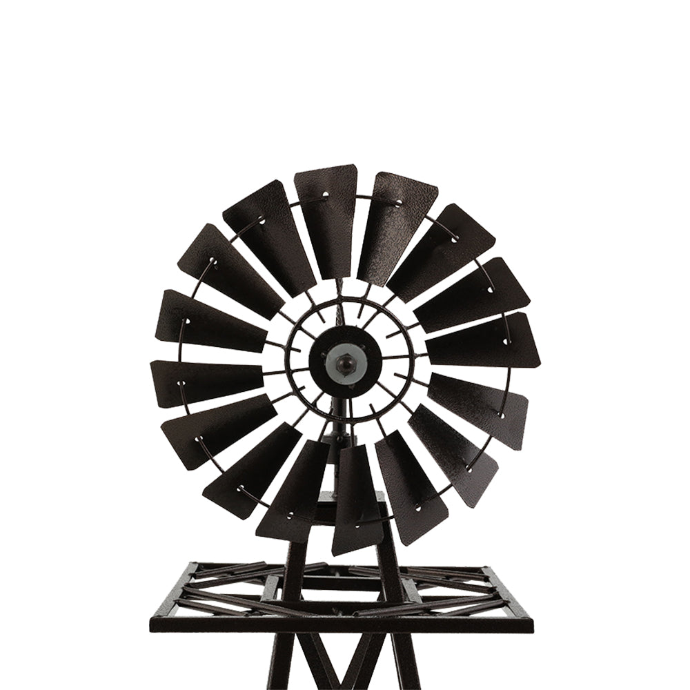 Beffel Outdoor Metal Ornamental Windmill - 120cm - Notbrand