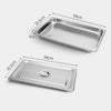 Gastronorm Full Size 1/1 GN Pan Tray With Lid - Range - Notbrand