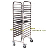 Gastronorm Trolley With Aluminum Pan - 16 Tier - Notbrand