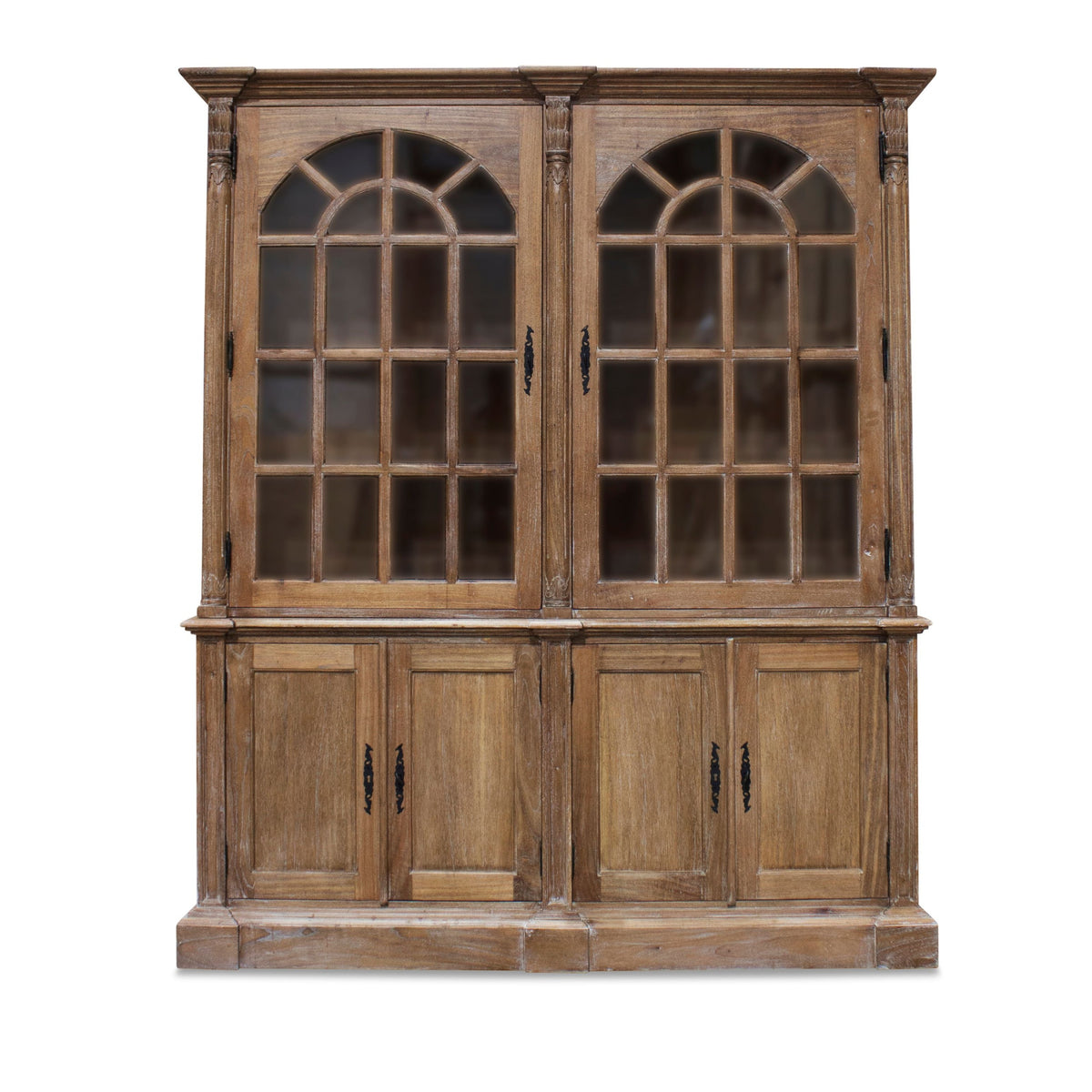 Geogian Mindy Wood 2 Door Cabinet - Weathered Oak - Notbrand