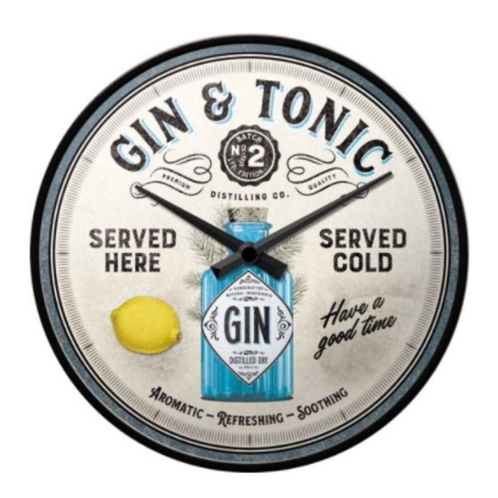Gin & Tonic - Wall Clock - Notbrand