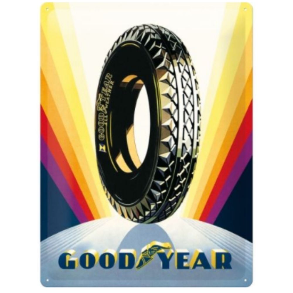 Goodyear Rainbow Wheel - Large Sign - NotBrand
