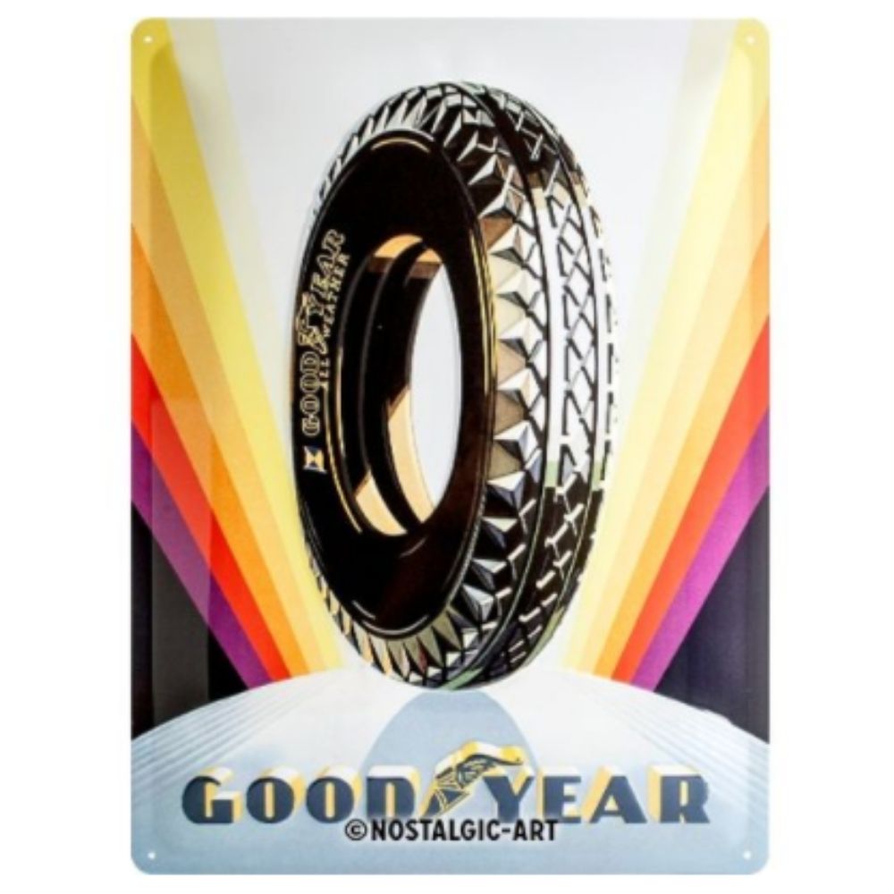 Goodyear Rainbow Wheel - Large Sign - NotBrand