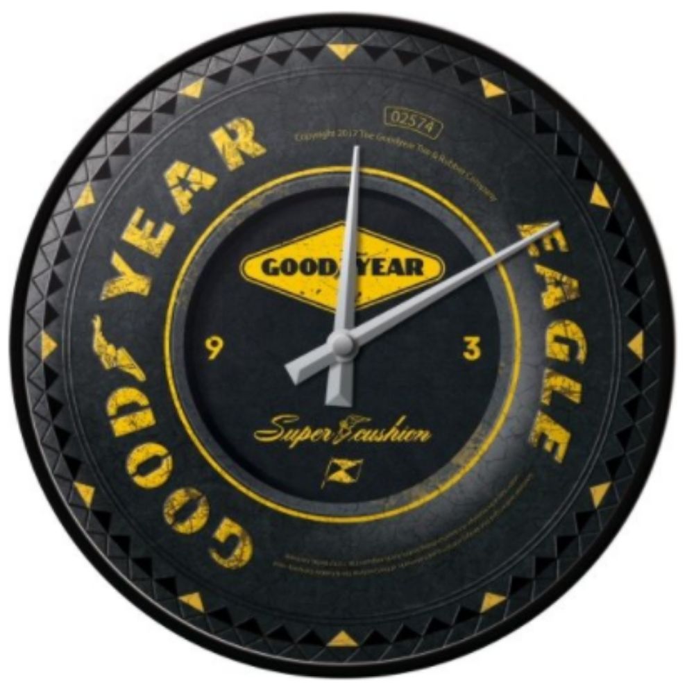 Goodyear Wheel - Wall Clock - NotBrand