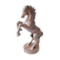 Prancing Horse Statue Cast Iron Figurine - Notbrand