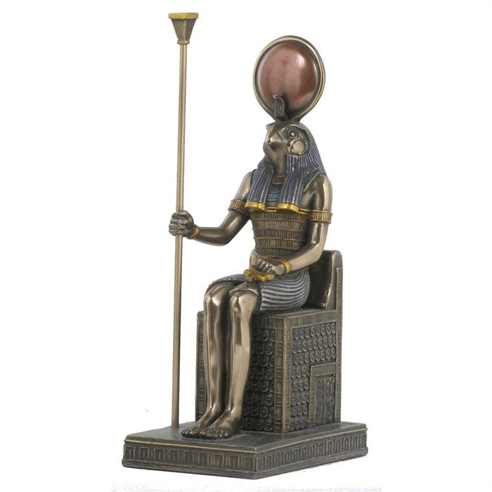 Horus Sitting Bronze Figurine - Notbrand