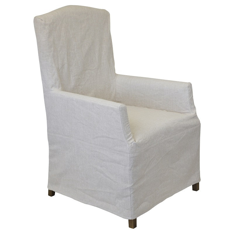 Hudson Slip Covered Dining Chair - Notbrand