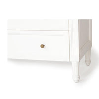 Percy Timber Dresser with 9 Drawer - White - Notbrand